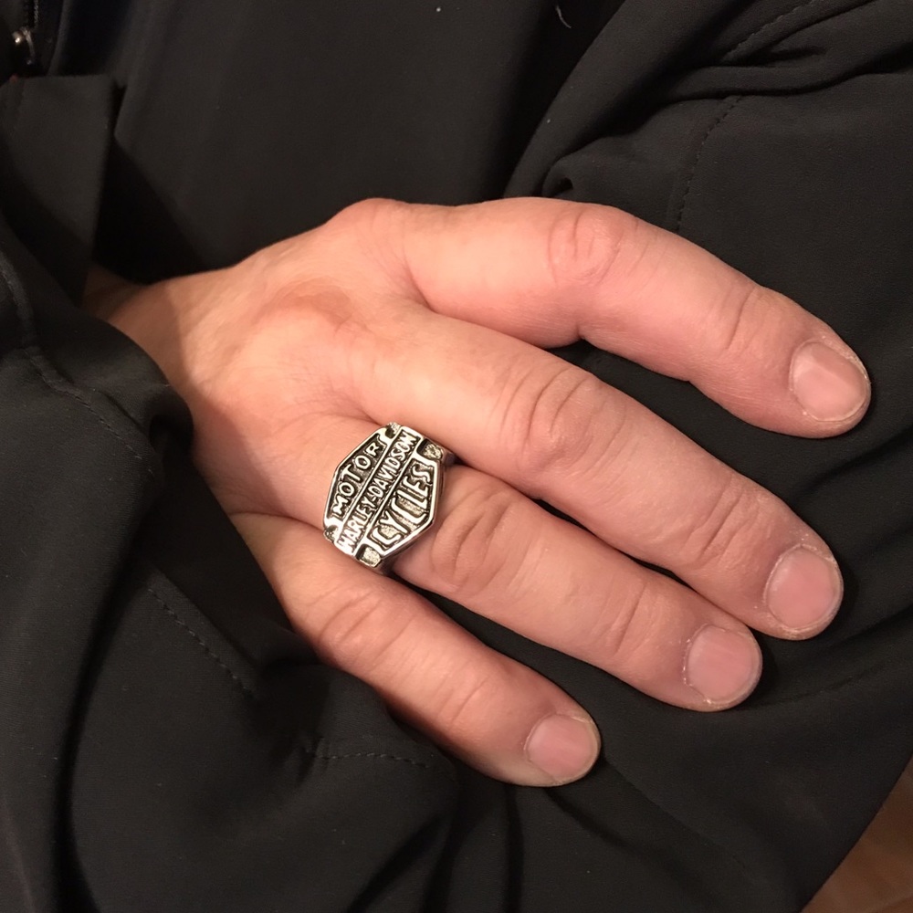 Harley-Davidson Cycles Stainless Steel Ring! 🏍 🇺🇸 - Picture 2 of 4